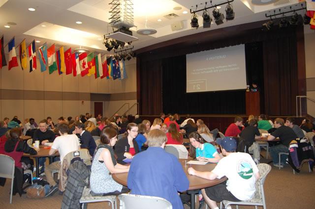 Thirty student, faculty, and administrator teams participated in Nerd Wars. The event raised funds for local charities.